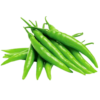 Fresh green chilli