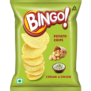 Bingo Potato Chips Cream & Onion